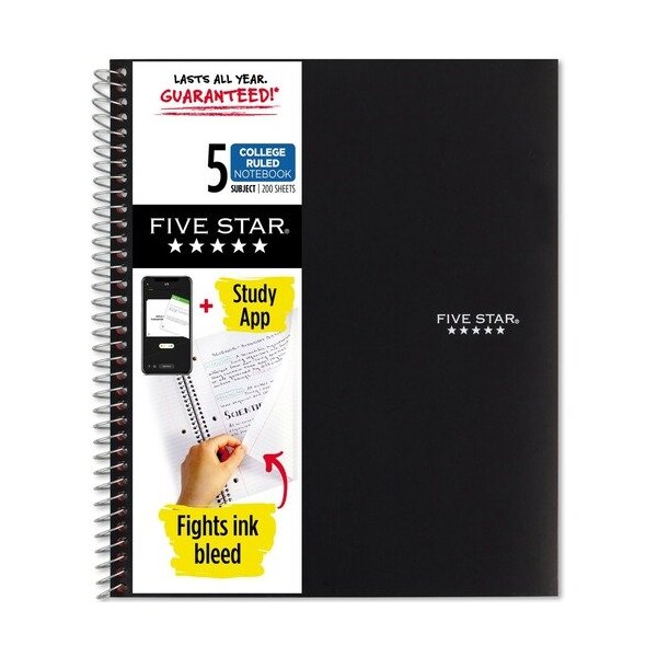 Mead Notebook, 5 Subject, College Ruled, 8-1/2inx11in, BK MEA72081 - main